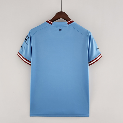 Manchester city 22/23 home blue shirt
