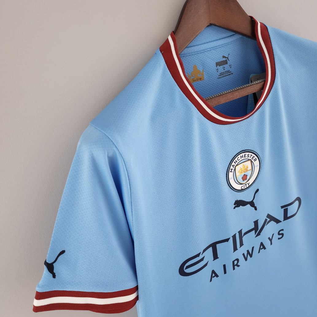 Manchester city 22/23 home blue shirt