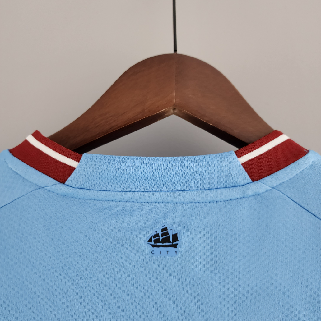Manchester city 22/23 home blue shirt