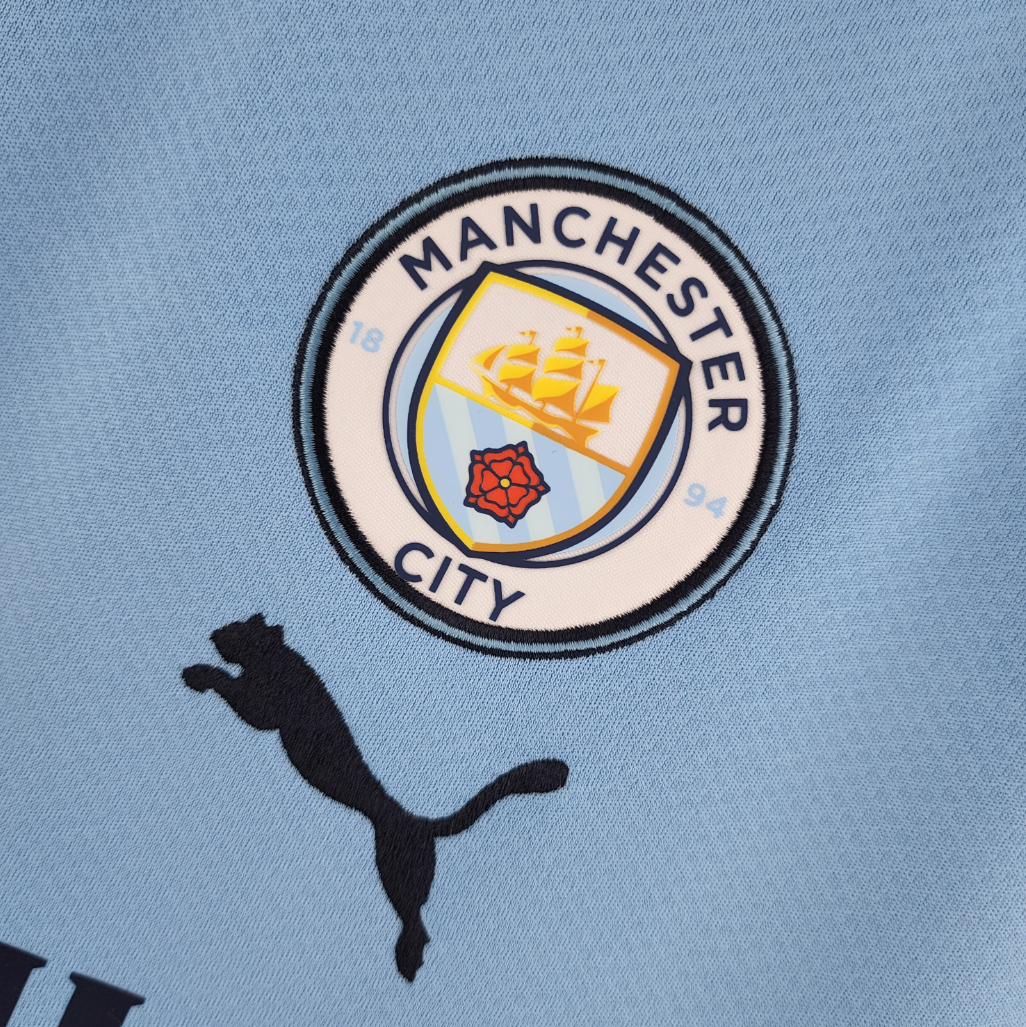 Manchester city 22/23 home blue shirt