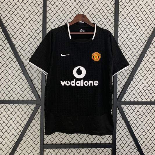 Manchester united 03/04 away black shirt