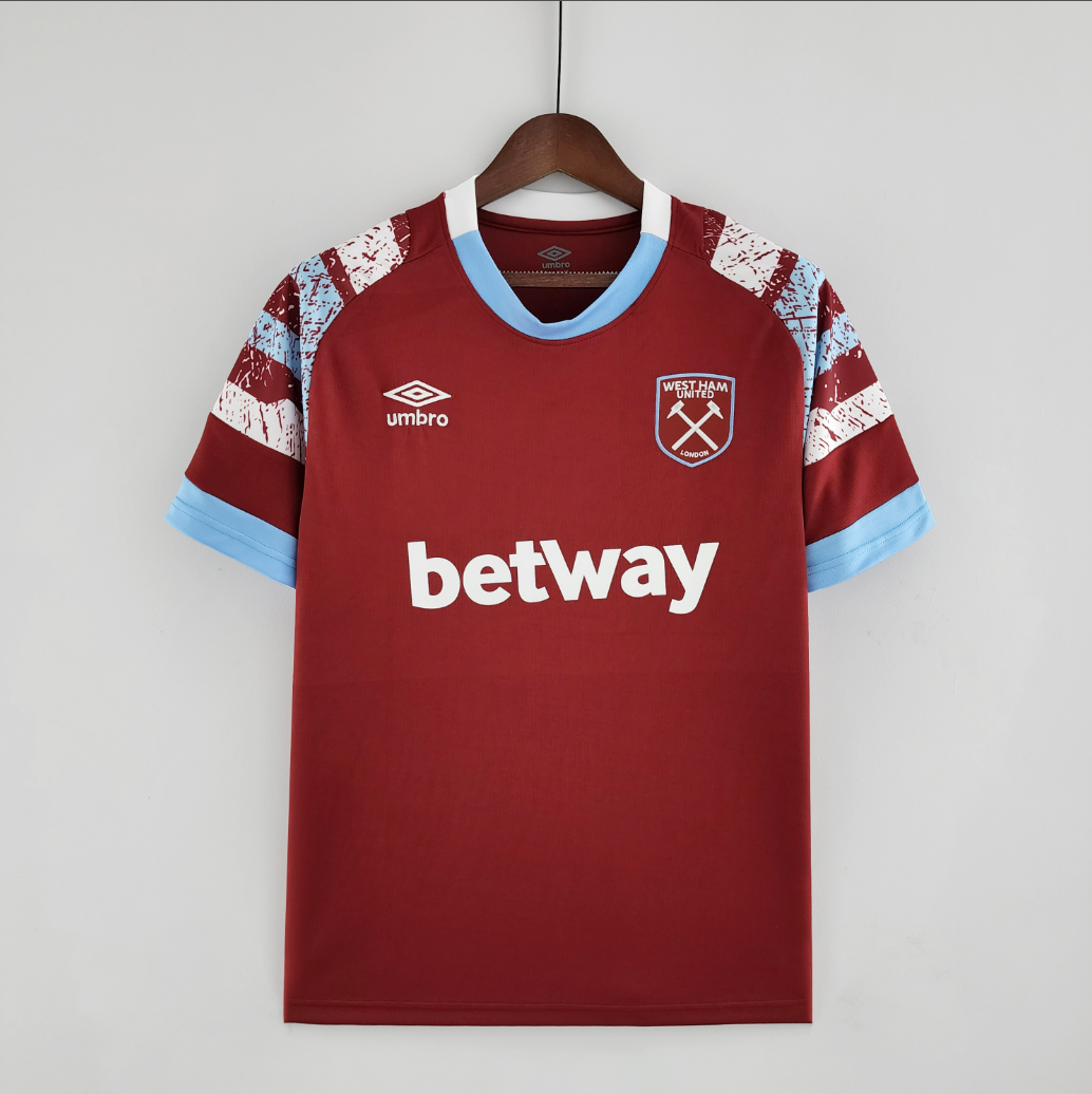 West ham 22/23 home red shirt