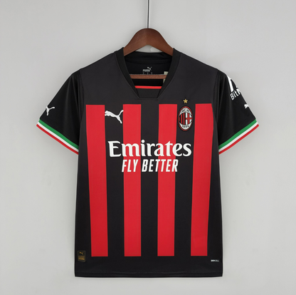 AC Milan 22/23 home red/black shirt