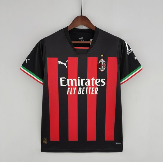 AC Milan 22/23 home red/black shirt