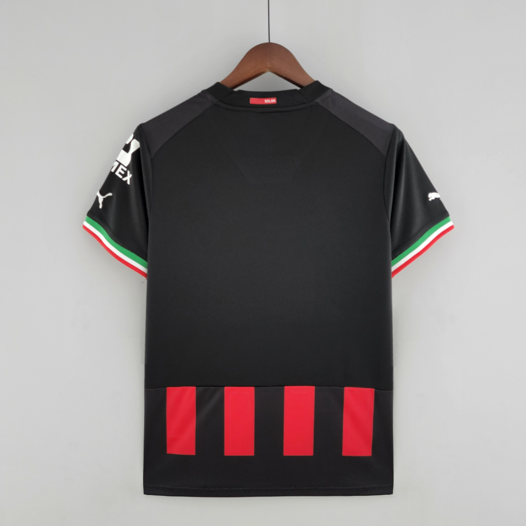AC Milan 22/23 home red/black shirt