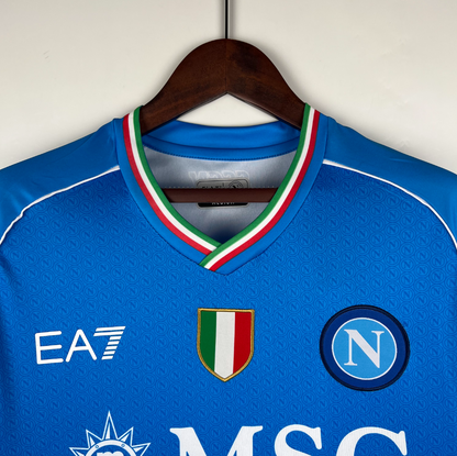 Napoli 23/24 home blue shirt