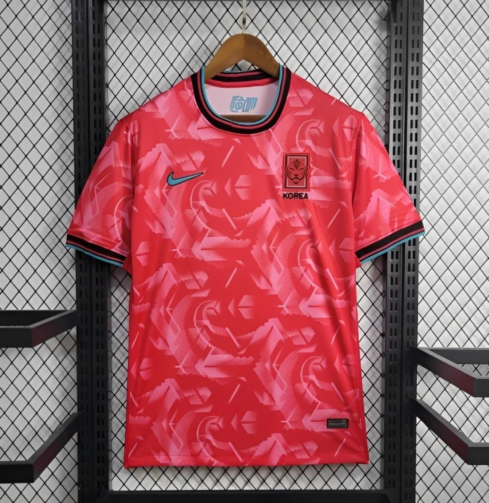 South Korea 2024 home red shirt