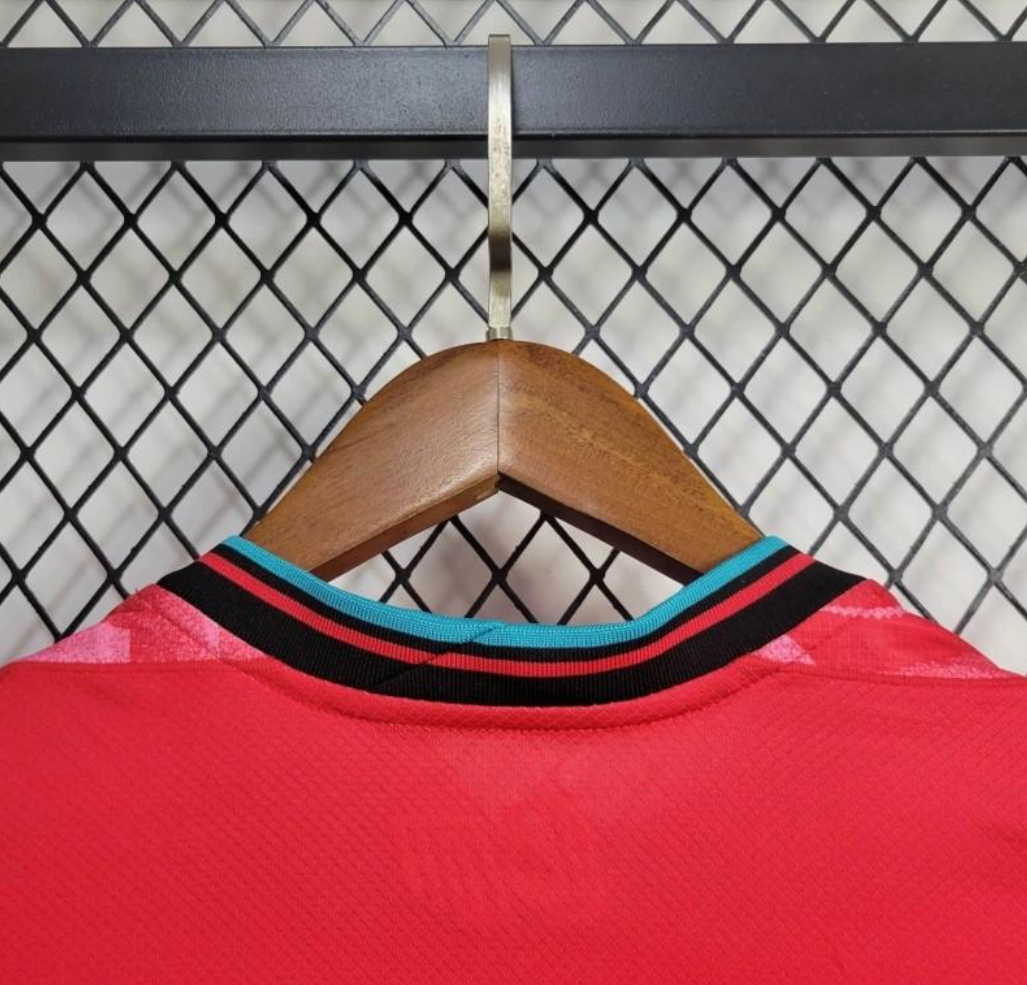 South Korea 2024 home red shirt