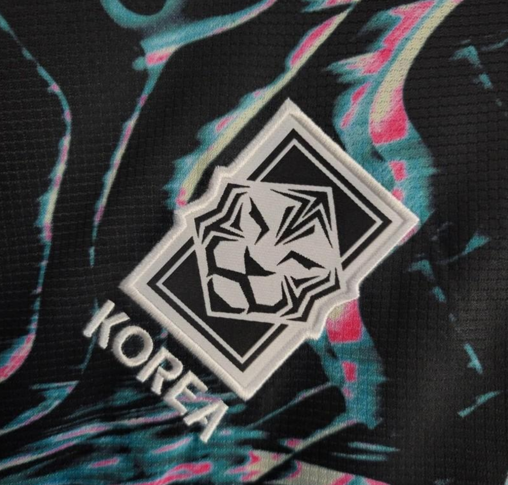 South Korea 2024 away black shirt