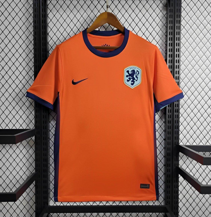 Netherlands 2024 home orange shirt