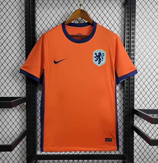 Netherlands 2024 home orange shirt