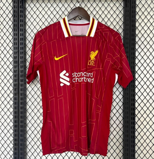 Liverpool 24/25 Home Jersey – A Treble of Memories
