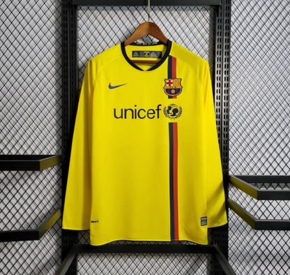 Barcelona 08/09 Long Sleeve Away Jersey