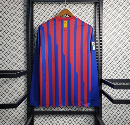 Barcelona 11/12 Long Sleeve Home Jersey