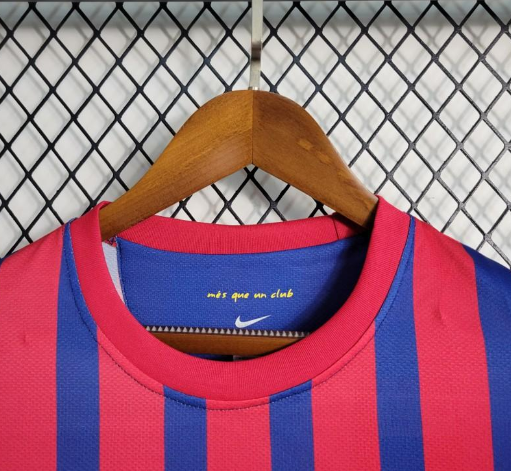 Barcelona 11/12 Long Sleeve Home Jersey