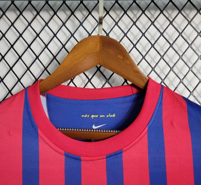 Barcelona 11/12 Long Sleeve Home Jersey