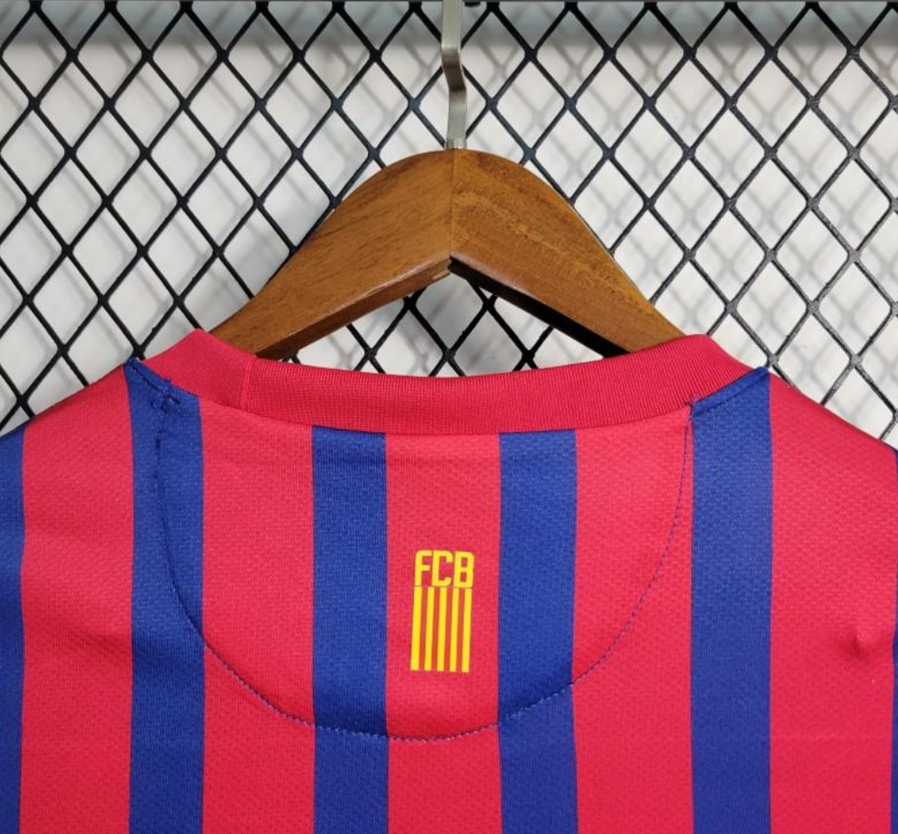 Barcelona 11/12 Long Sleeve Home Jersey