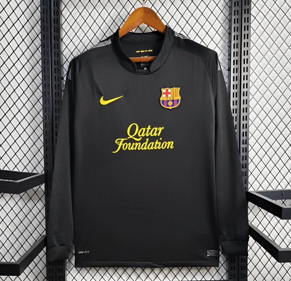 Barcelona 11/12 Long Sleeve Away Jersey