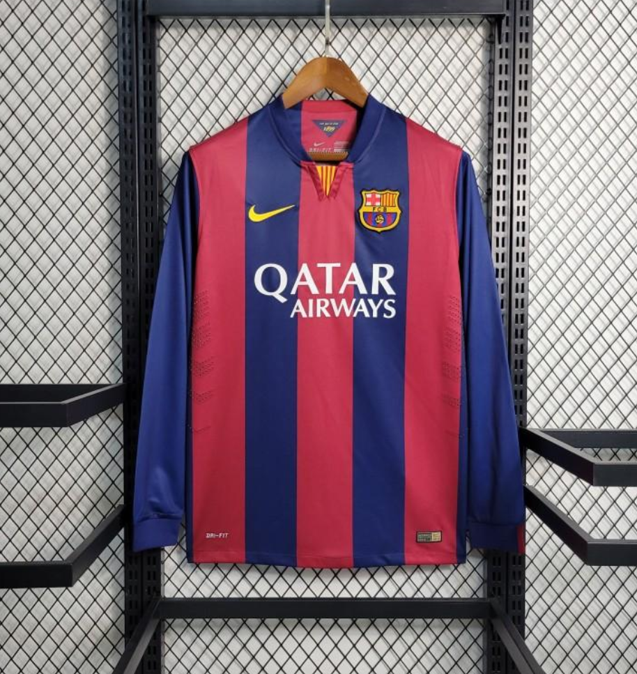 Barcelona 14/15 Long Sleeve Home Jersey