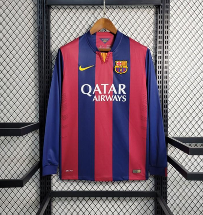 Barcelona 14/15 Long Sleeve Home Jersey