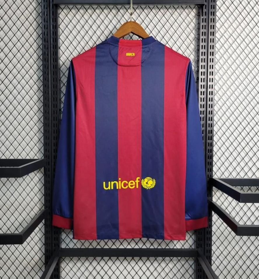 Barcelona 14/15 Long Sleeve Home Jersey