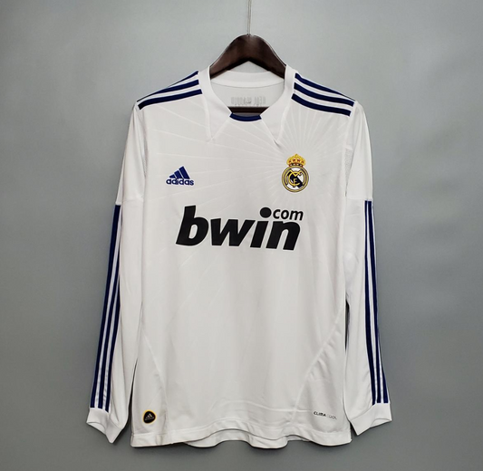 Real Madrid 10/11 Long Sleeve Home Jersey – A Classic Reimagined