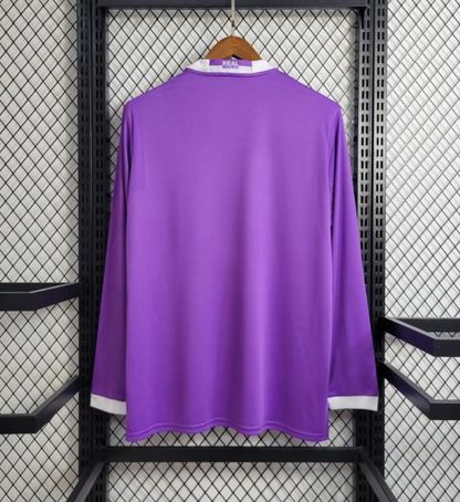 Real Madrid 17/18 Long Sleeve Away Jersey