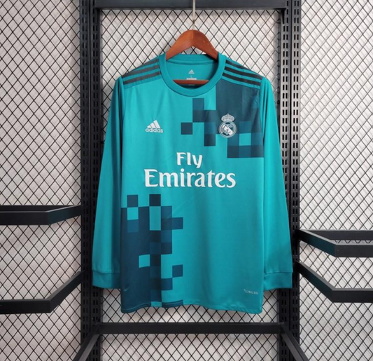 Real Madrid 17/18 Long Sleeve Third Jersey