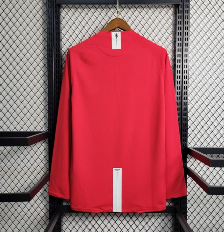 Manchester United 07/08 Long Sleeve Home Jersey