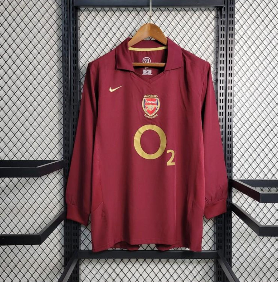 Arsenal 05/06 Long Sleeve Home Jersey