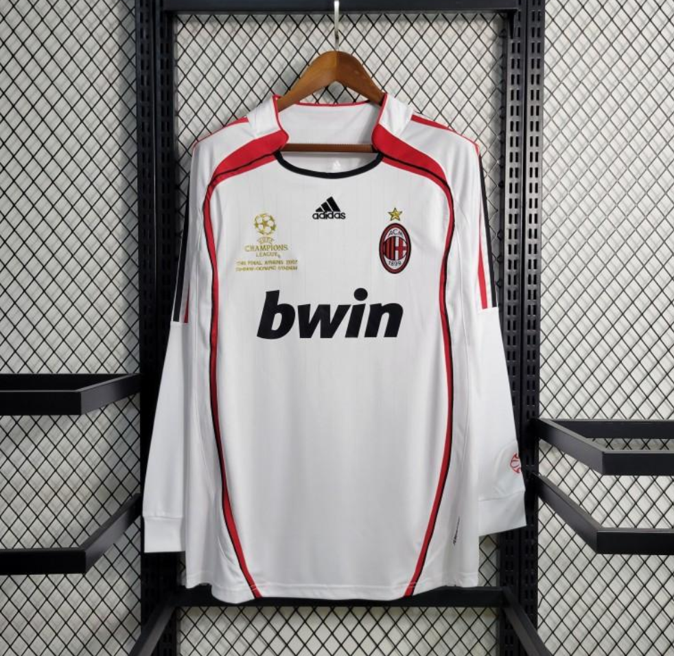 AC Milan 06/07 Long Sleeve Away Jersey – The Champions' White