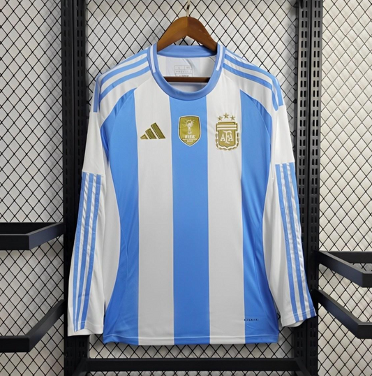 official Argentina 2024 Home Long Sleeve Jersey