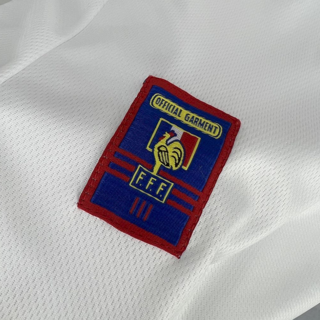France 1998 Away Retro White Football Jersey