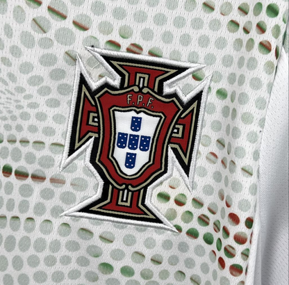 official Portugal 25/26 Away White Football Long Sleeve Jersey Designed By Puma