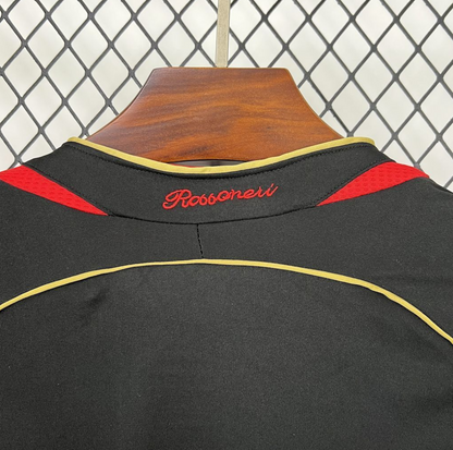 AC Milan 06/07 Third Away Black Long Sleeve Football Jersey Designed By Adidas