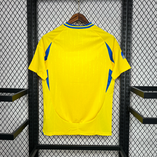 official Al-Nassr 24/25 Home  Yellow Football Short Sleeve Jersey Designed By Adidas
