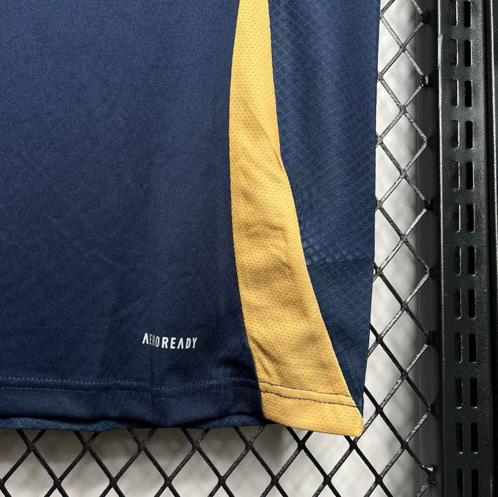 official Al-Nassr 24/25 Away Navy Football Short Sleeve Jersey Designed by Adidas