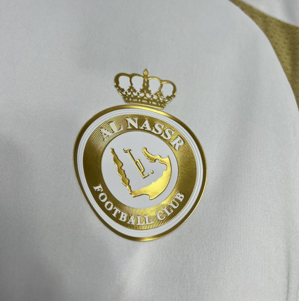 official Al-Nassr 24/25 Third White Football Short Sleeve Jersey Designed BY Adidas