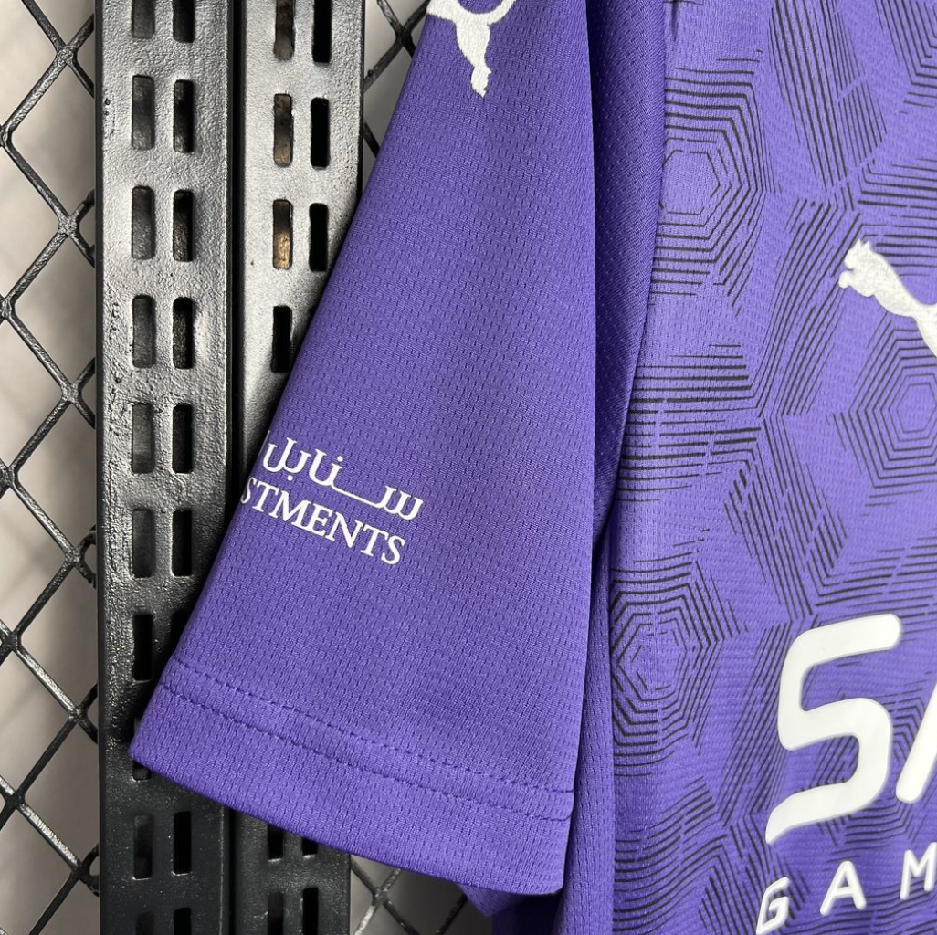 official Al Hilal 24/25 Third Away Purple Football Short Sleeve Jersey Designed By Puma