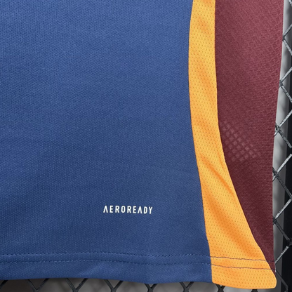official AS Roma 24/25 Third Navy Football Short Sleeve Jersey Designed By Adidas