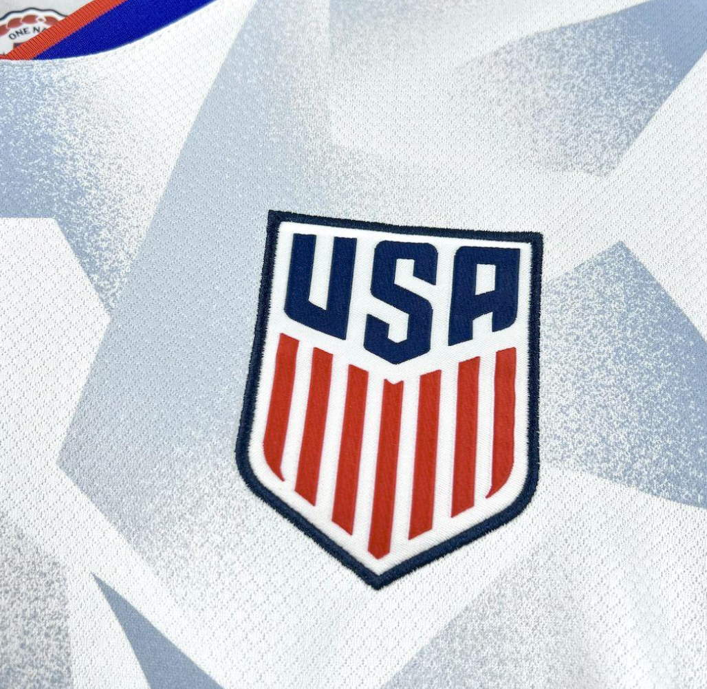 official USA 25/26 Home White Football Short Sleeve Jersey Designed By Nike