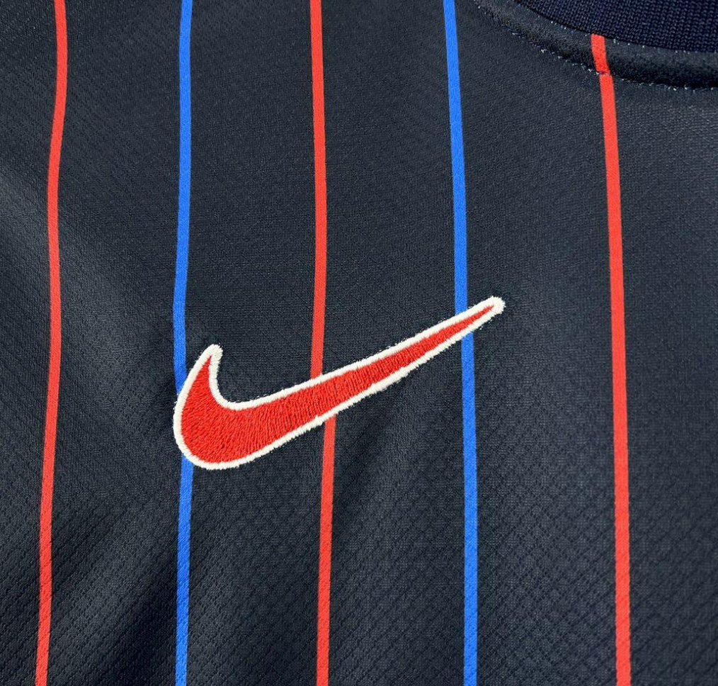 official USA 25/26 Away Blue/Red Football Short Sleeve Jersey Designed By Nike