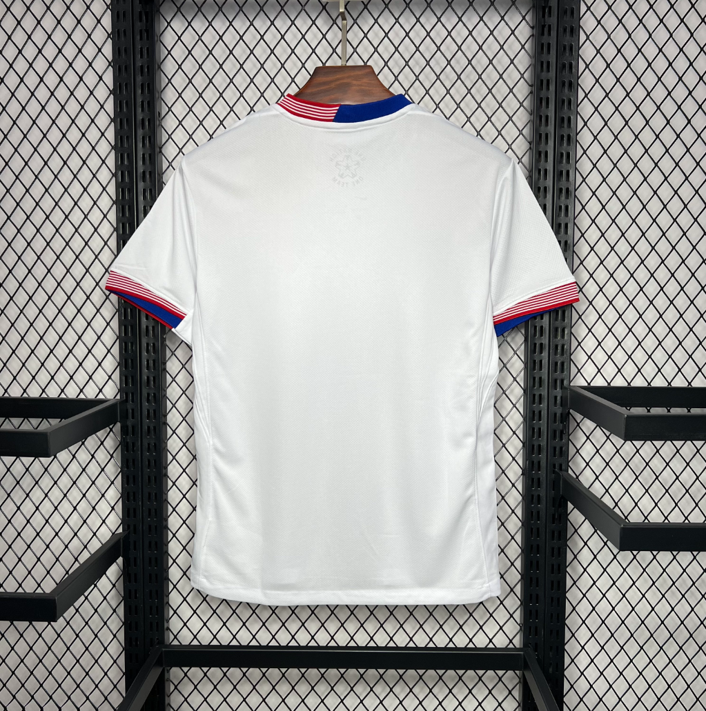 official USA 24/25 Home White Football Short Sleeve Jersey Designed by Nike