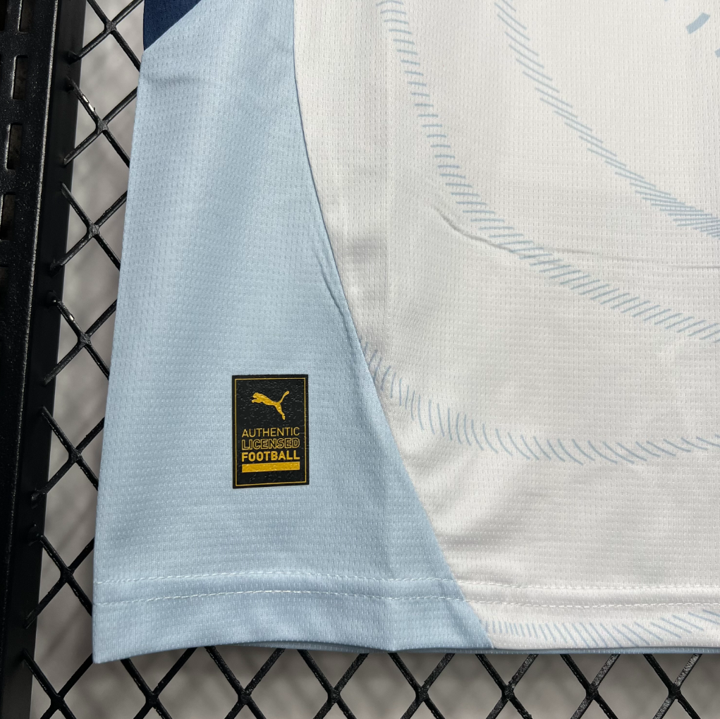 official Switzerland 24/25 Away White Football Short Sleeve Jersey Designed By Puma