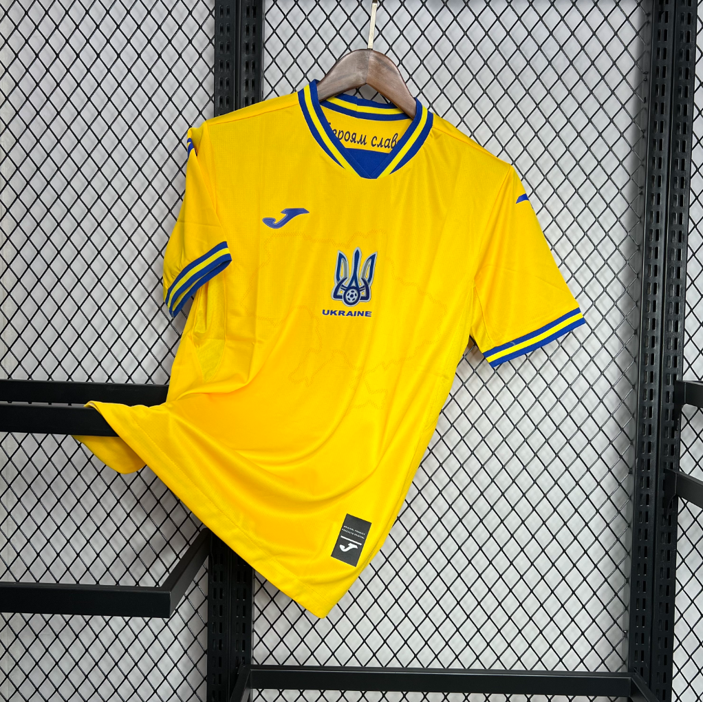 Ukraine 24/25 Home Jersey - The Blue-and-Yellow Spirit