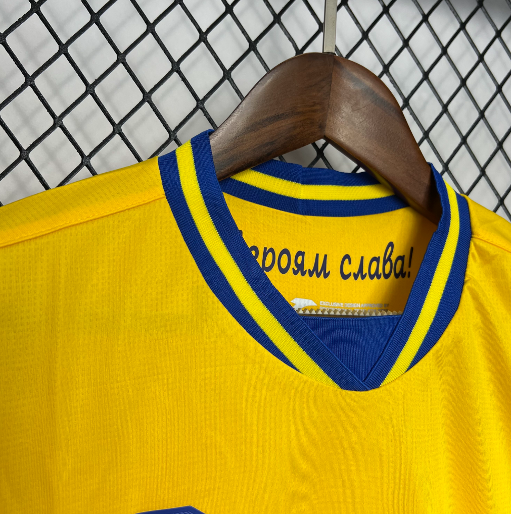 Ukraine 24/25 Home Jersey - The Blue-and-Yellow Spirit