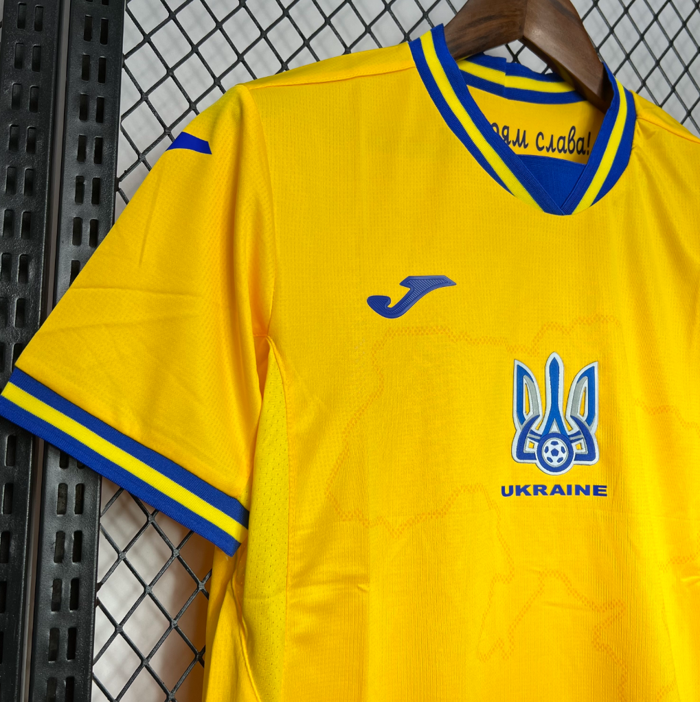 Ukraine 24/25 Home Jersey - The Blue-and-Yellow Spirit