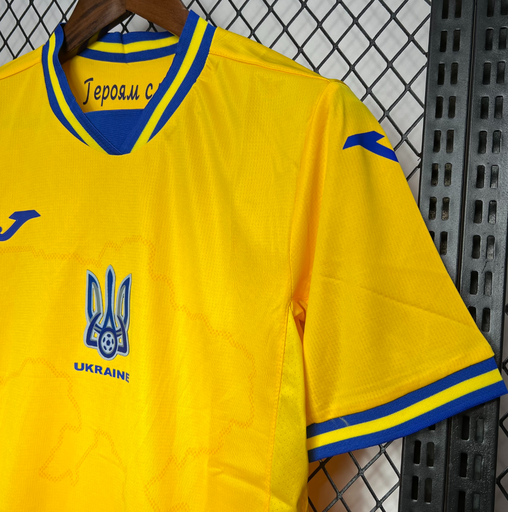 Ukraine 24/25 Home Jersey - The Blue-and-Yellow Spirit