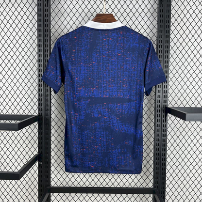 official France 25/26 Home Blue Football Short Sleeve Jersey Designed By Nike