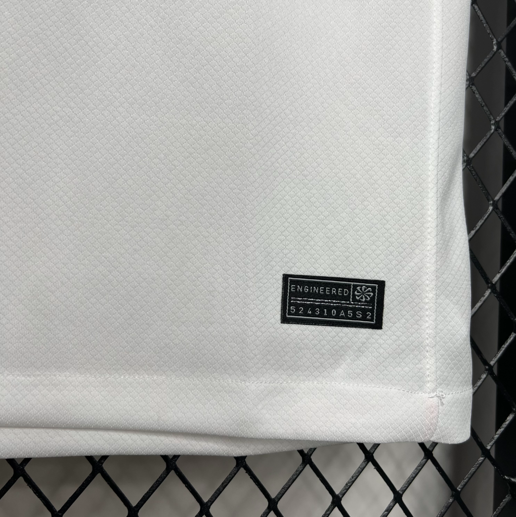 official Poland 24/25 Home White Football Short Sleeve Jersey Designed By Nike